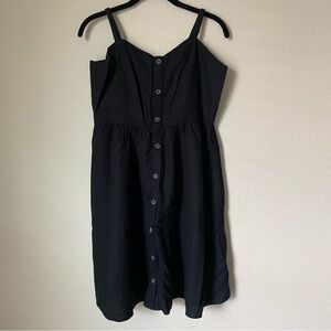 Old Navy Black Linen Dress
